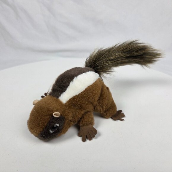 FOLKMANIS Mini Chipmunk Plush Finger Puppet Woodlands Forest Animal 4" - Picture 1 of 5